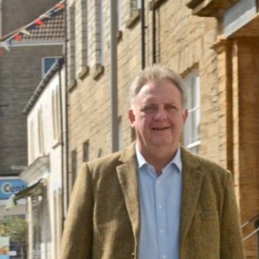 David Sidwick in Bridport 